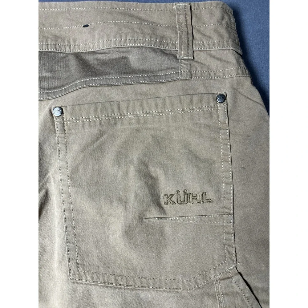 KÜHL Patent Pending Hiking Shorts Mens 38 Beige Comfort Outdoor